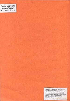 Papier Czerpany A4 P_512 150gsm Pomarańczowy [SZKOŁA]