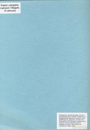 Papier Czerpany A4 P_514 150gsm Niebieski [SZKOŁA]