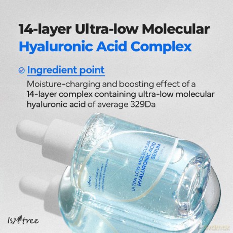 Isntree - Ultra Low Molecular Hyaluronic Acid Serum - 50 ml