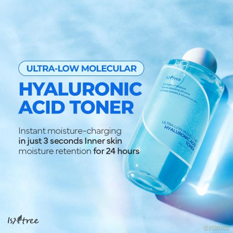 Isntree - Ultra Low Molecular Hyaluronic Acid Toner - 300 ml