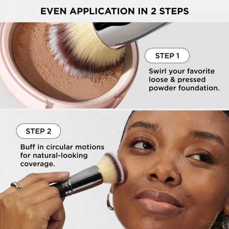IT Cosmetics - Heavenly Luxe Flat Top Buffing Foundation Brush #6