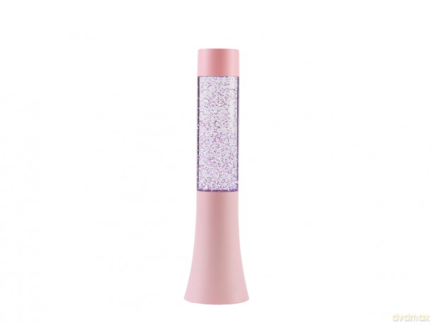 iTotal - Flared Glitter Lamp - Pastel Pink - 33.5 cm