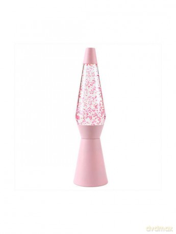 iTotal - Spaceship Glitter Lamp - Pastel Pink - 40 cm