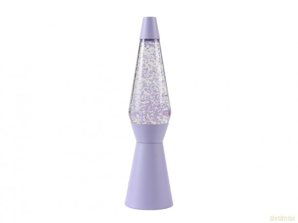 iTotal - Spaceship Glitter Lamp - Pastel Purple - 40 cm