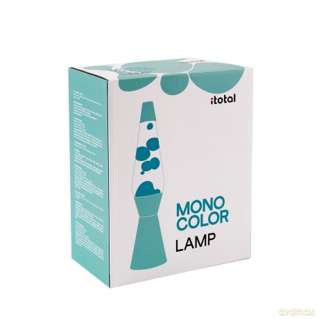 iTotal - Spaceship Lava Lamp - Pastel Green - 40 cm