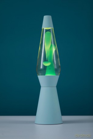 iTotal - Spaceship Lava Lamp - Pastel Green - 40 cm