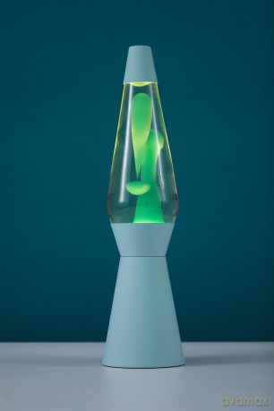 iTotal - Spaceship Lava Lamp - Pastel Green - 40 cm