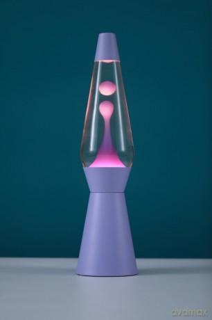 Lampa iTotal - Spaceship Lava Lamp - Pastel Purple - 40 cm
