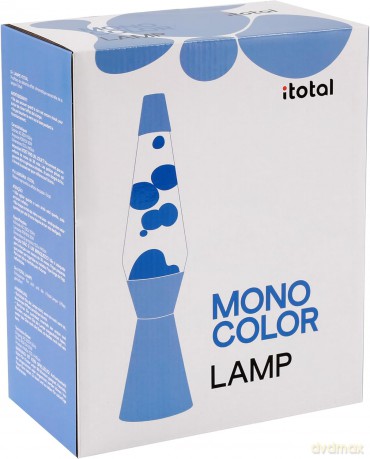 Lampa iTotal - Spaceship Lava Lamp - Pastel Purple - 40 cm