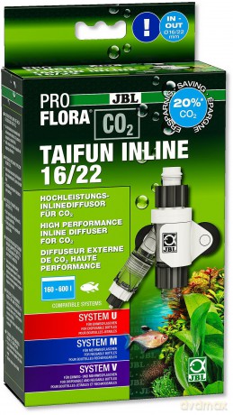 JBL Proflora Taifun 16/22 Inline Diffusor Co2 (141.8225)