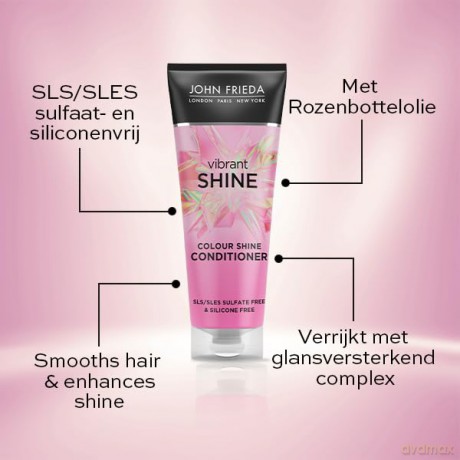 John Frieda - Vibrant Shine Color Conditioner - 250 ml