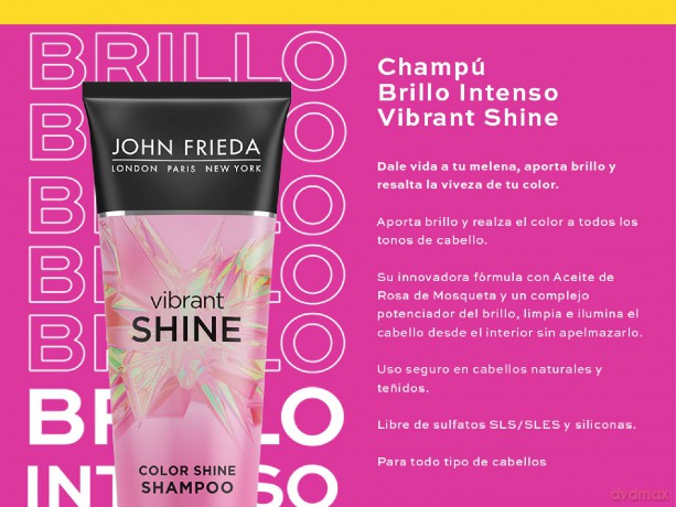 John Frieda - Vibrant Shine Color Shampoo - 250 ml