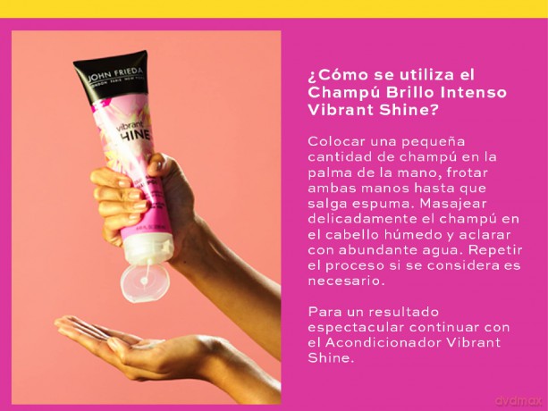 John Frieda - Vibrant Shine Color Shampoo - 250 ml