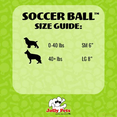 Piłka dla psa jolly pets - Jolly Soccer Ball - Light Blue - L (20cm)