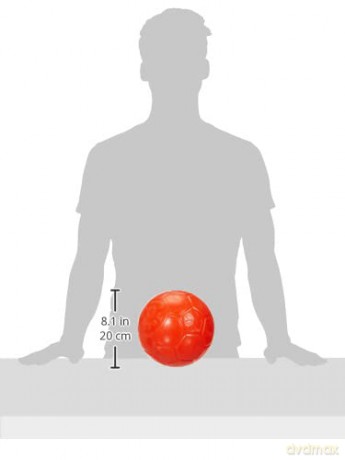 jolly pets - Jolly Soccer Ball - Orange - L (20cm)