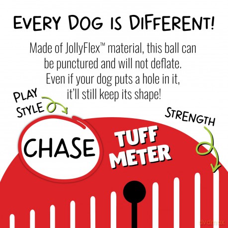 jolly pets - Jolly Soccer Ball - Orange - L (20cm)