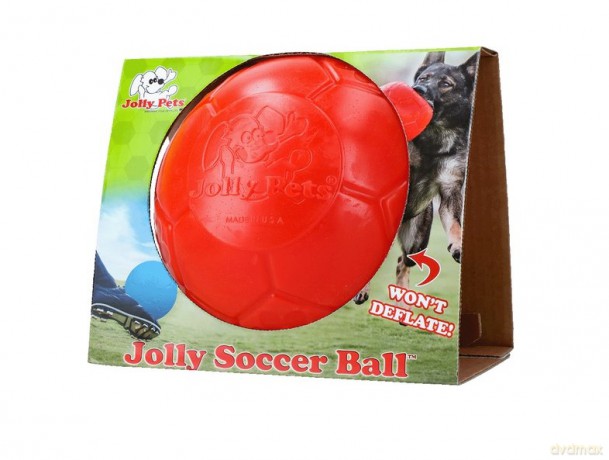 jolly pets - Jolly Soccer Ball - Orange - L (20cm)