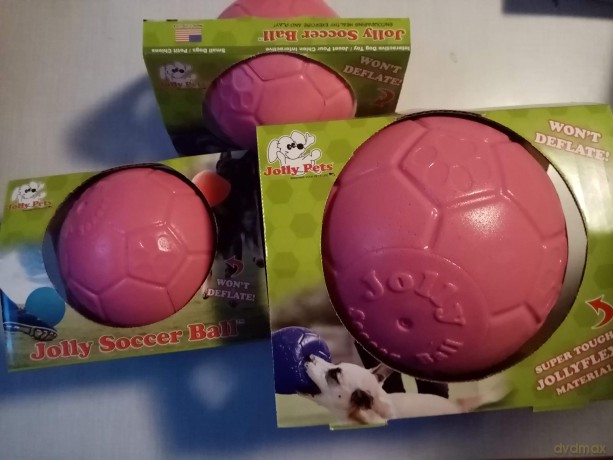 jolly pets - Jolly Soccer Ball - Pink - L (20cm)