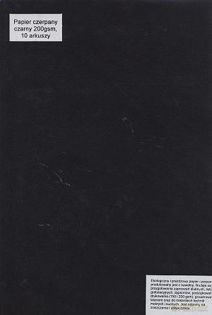 Papier Czerpany A4 P_569 200gsm Czarny [SZKOŁA]