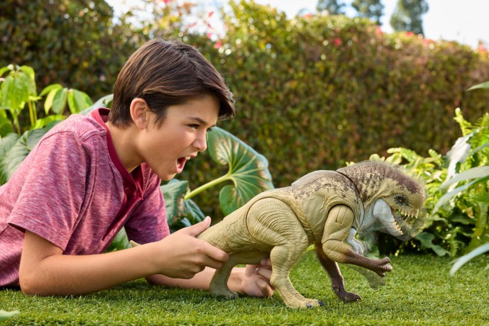 Jurassic World - Rebirth Distortus Rex Action Figure Rumble N Rampage Dinosaur [FIGURKA]