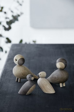 Kay Bojesen - Pair of Sparrows Oak