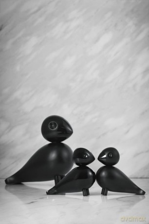 Kay Bojesen - Small Lovebirds - Black