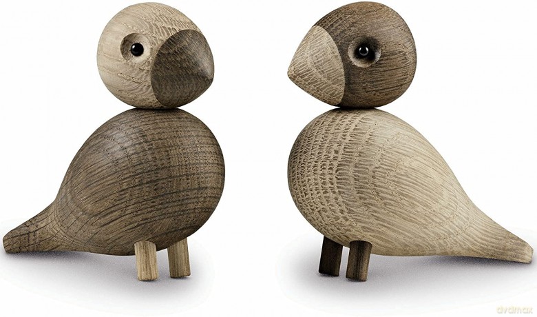 Kay Bojesen - Small Lovebirds Oak