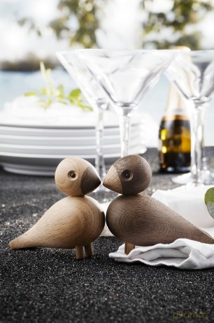 Kay Bojesen - Small Lovebirds Oak