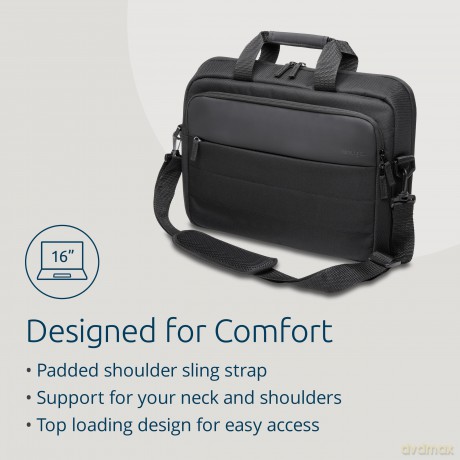 Kensington - EQ Laptop Briefcase 16'' (Black)