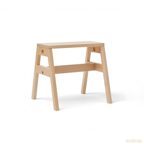 Kids Concept - Adjustable Stool SAGA Blonde - Natur - 30x30x32 cm
