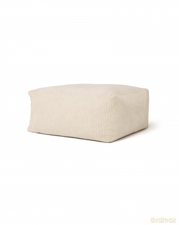 Kids Concept - Pouffe - Off-white - 85x85x34 cm