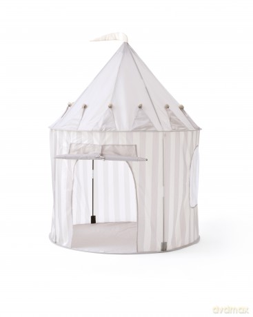 Kids Concept - Star - Play Tent with Stripes, Grey - (1000926)