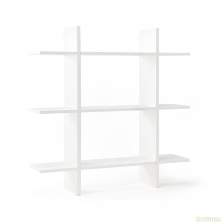 Kids Concept - Wall Shelf STAR - White - 0x15x70 cm