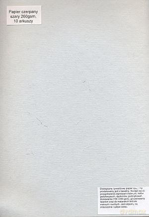 Papier Czerpany A4 P_617 260gsm Szary [SZKOŁA]