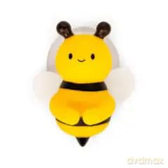 Kikkerland - Bumble Bee Toothbrush Holder - 5.5 cm x 6.75 cm x 3.25 cm