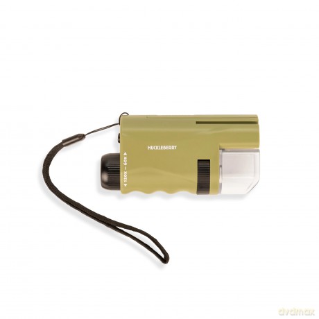 Kikkerland - Huckleberry Pocket Microscope - 7.75 cm x 11.25 cm x 3.25 cm