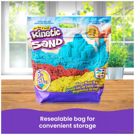 Kinetic Sand - Primary Colour Bag - 2,7kg (6065104)