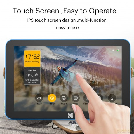 Kodak - Digital Wi-Fi Photo Frame 10