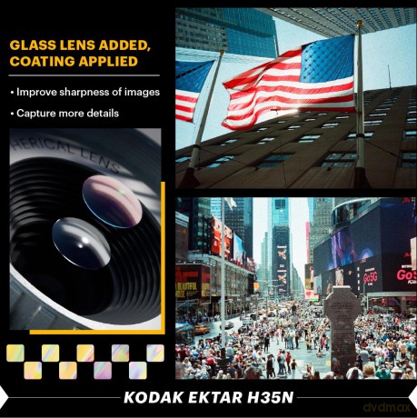 Kodak - EKTAR H35N Camera - Striped Silver