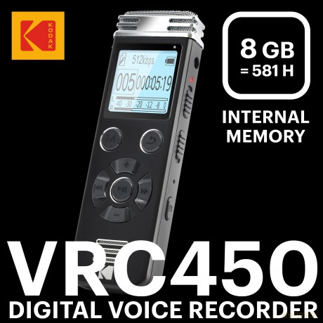 Kodak - VRC450 Digital Voice Recorder