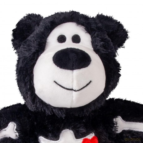 KONG - Halloween Wildknots Skeleton Bear Mix - 26.5 x 23 x 9 cm