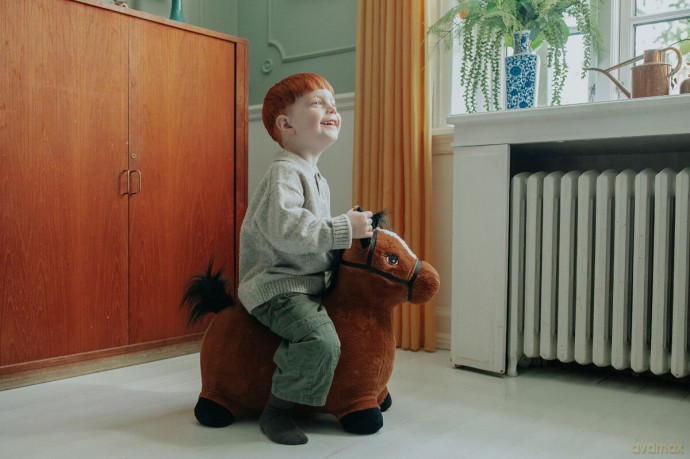 KREA Hop And Bounce Plush Horse, Brown (36-2032)