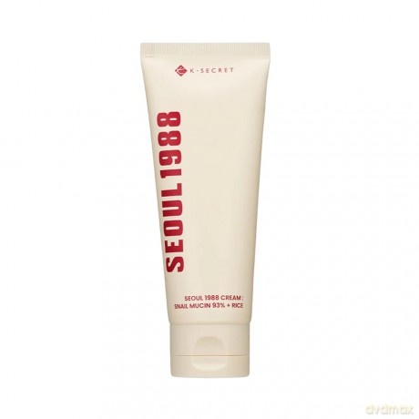 KSECRET - SEOUL 1988 Cream: Snail Mucin 93% + Rice - 100 ml