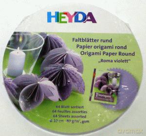 Papier Do Origami 10 X 10 Cm Fiolet Roma [SZKOŁA]