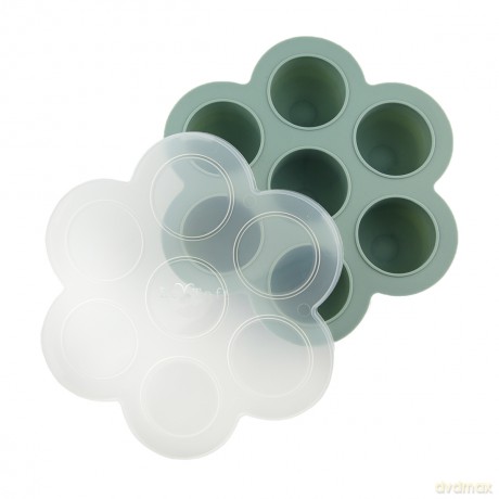 Le Toft - Baby Food Freezer Cubes - Smokey Green - 75 ml per compartment