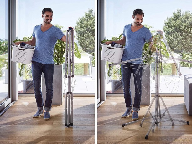 Leifheit - Drying rack Linopop-Up 140 cm (259136)