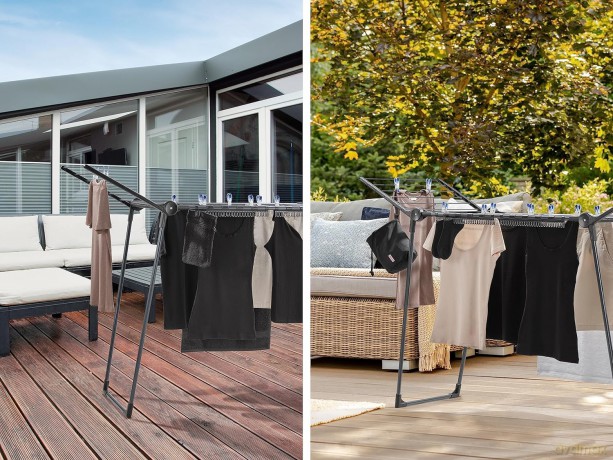 Leifheit - Pegasus Drying Rack 150 - Black