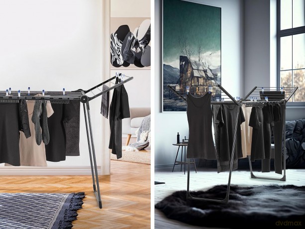 Leifheit - Pegasus Drying Rack 150 - Black