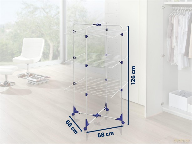 Leifheit - Tower 270 Drying Rack 126 x 68 x 68 cm (259067)