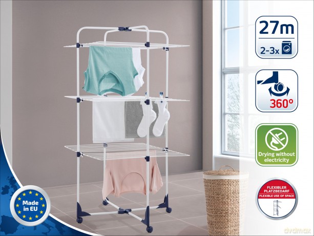 Leifheit - Tower 270 Drying Rack 126 x 68 x 68 cm (259067)